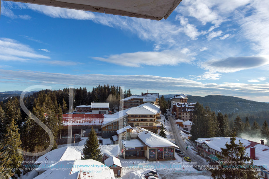 Курорт Пампорово, Изглед от хотел Мургавец, Смолянска област