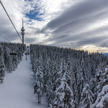 Pamporovo resort, winter landscape, Smolyan Region