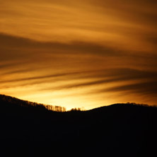 Sunset over Lulin Mountain, Sofia City Region