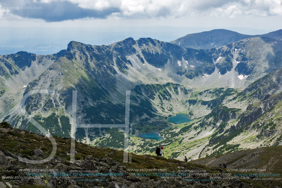 Рила, Маричини Езера, Изглед от връх Мусала