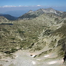 Изглед от връх Каменица към връх Полежан, Пирин - Снимки от България, Курорти, Туристически Дестинации