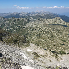 Изглед от връх Каменица към Връх Вихрен, Пирин - Снимки от България, Курорти, Туристически Дестинации