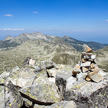 Изглед от връх Каменица към Връх Полежан, Пирин - Снимки от България, Курорти, Туристически Дестинации