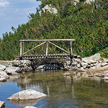 Пирин, Мост над Планинска Река близо до хижа Вихрен - Снимки от България, Курорти, Туристически Дестинации