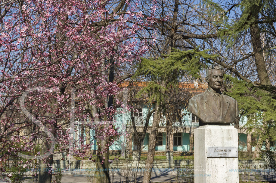 Димитровград, Паметник на Жолио Кюри,  Област Хасково