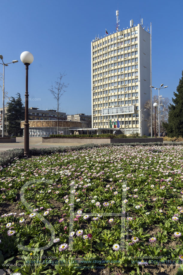 Димитровград, Сградата на Общината, Площад България, Област Хасково