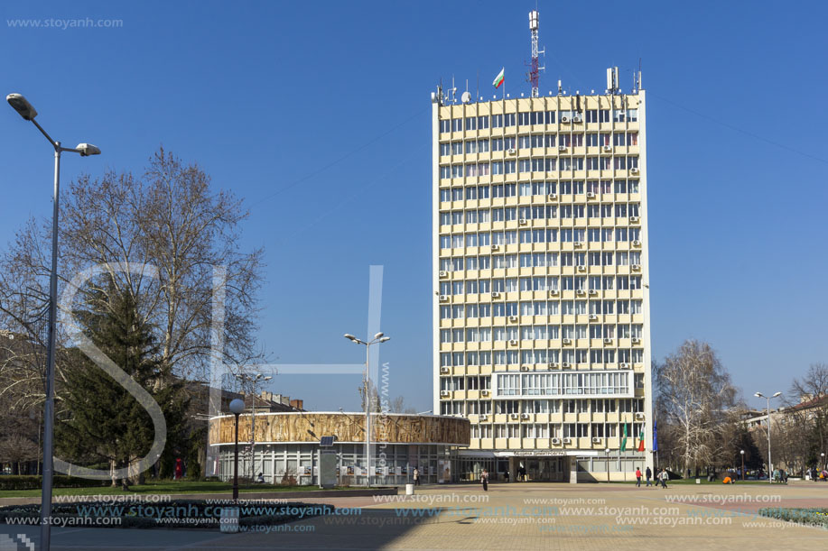 Димитровград, Сградата на Общината, Площад България, Област Хасково