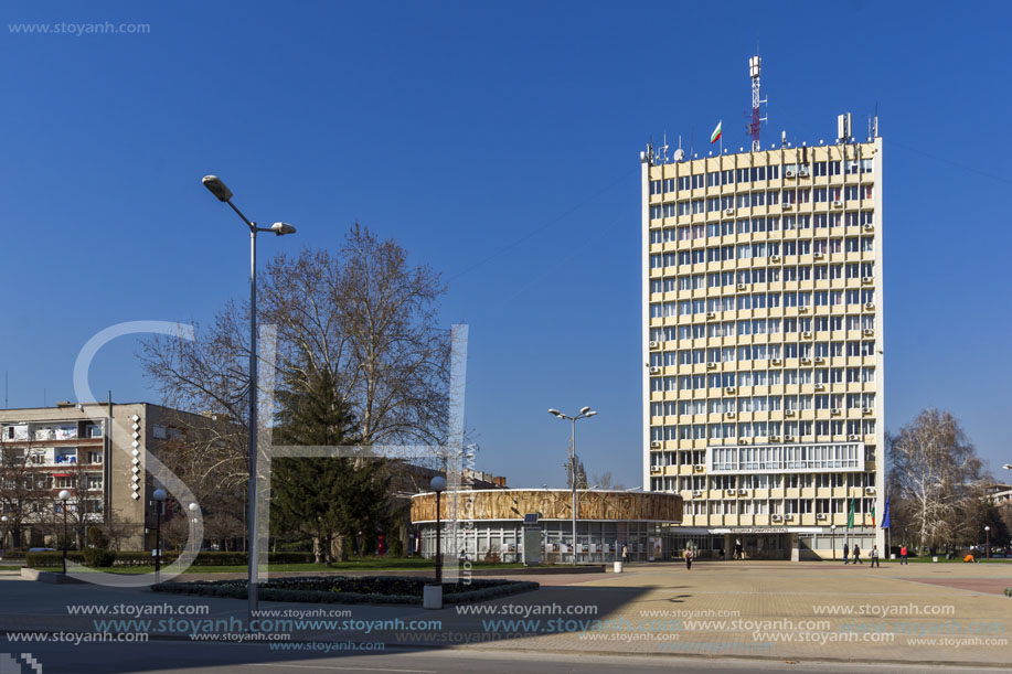 Димитровград, Сградата на Общината, Площад България, Област Хасково