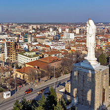 Град Хасково, Изглед от Статуя на Света Богородица с Младенеца, Област Хасково