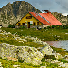 Заслон Тевно Езеро при Свечеряване, Пирин - Снимки от България, Курорти, Туристически Дестинации
