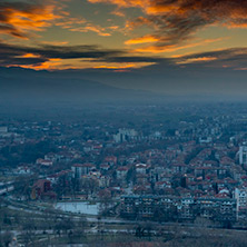 Пловдив, Залез гледан от Младежкия Хълм, Област Пловдив - Снимки от България, Курорти, Туристически Дестинации