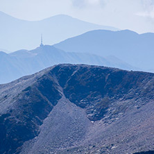Връх Ореляк, Изглед от връх Полежан, Пирин