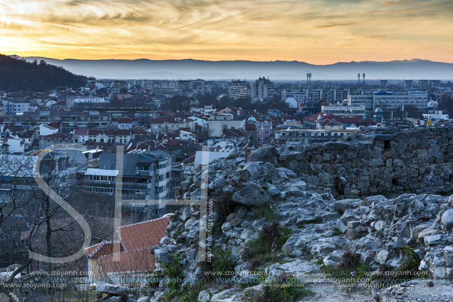 Пловдив Залез, изглед от Небет тепе