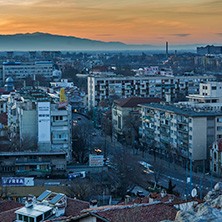 Пловдив Залез, изглед от Небет тепе - Снимки от България, Курорти, Туристически Дестинации