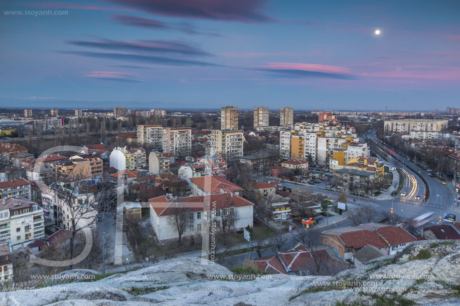 Пловдив Залез, изглед от Небет тепе