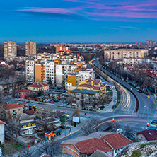 Пловдив Залез, изглед от Небет тепе - Снимки от България, Курорти, Туристически Дестинации