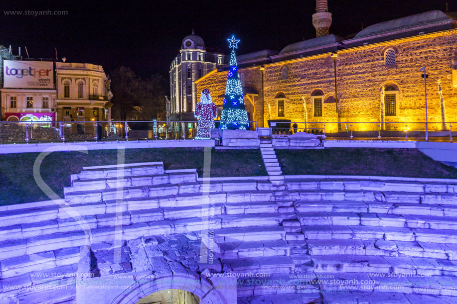Пловдив, Античният стадион през нощта, Област Пловдив